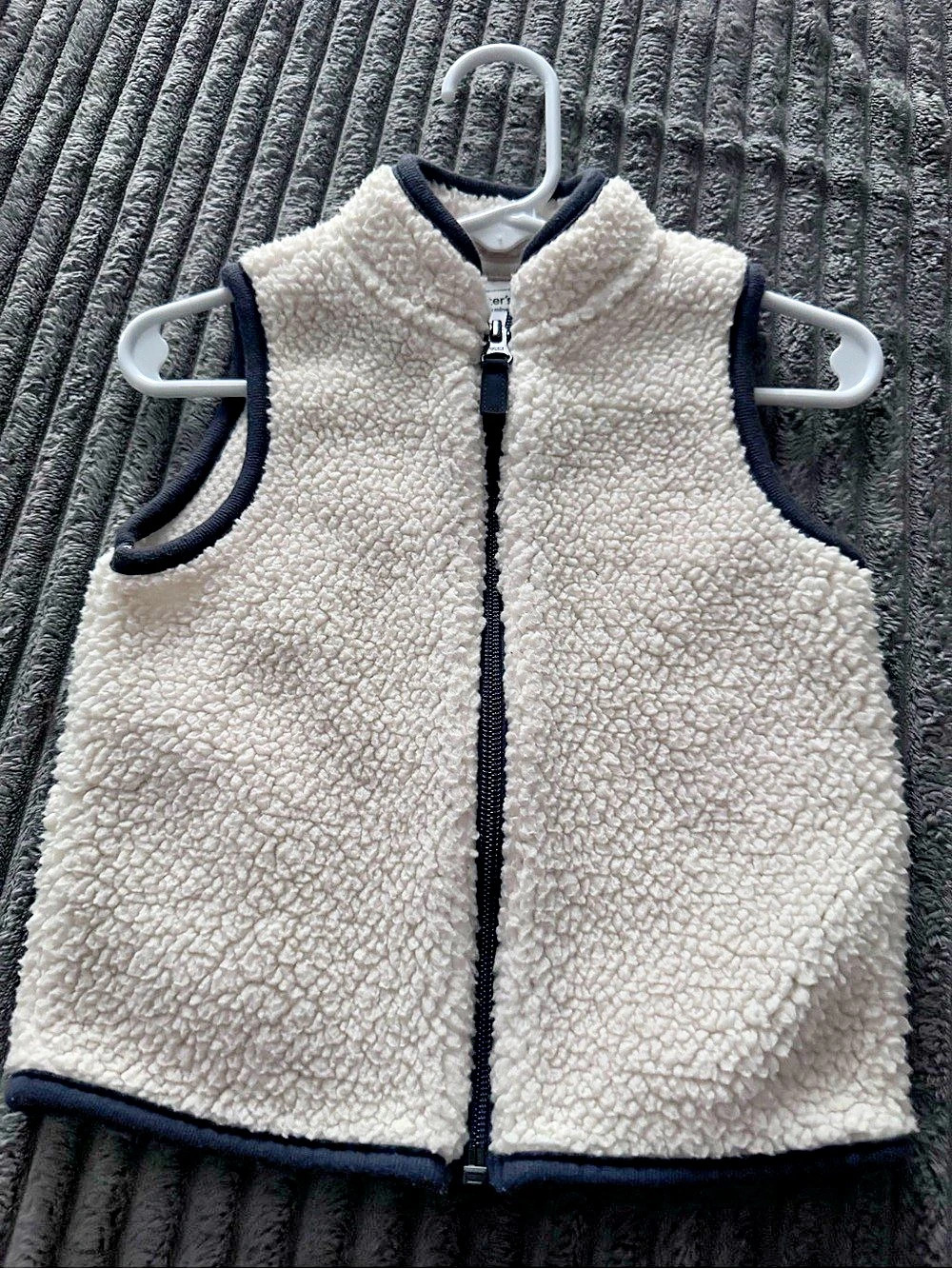Carter's Sherpa Vest Baby 18M Like New